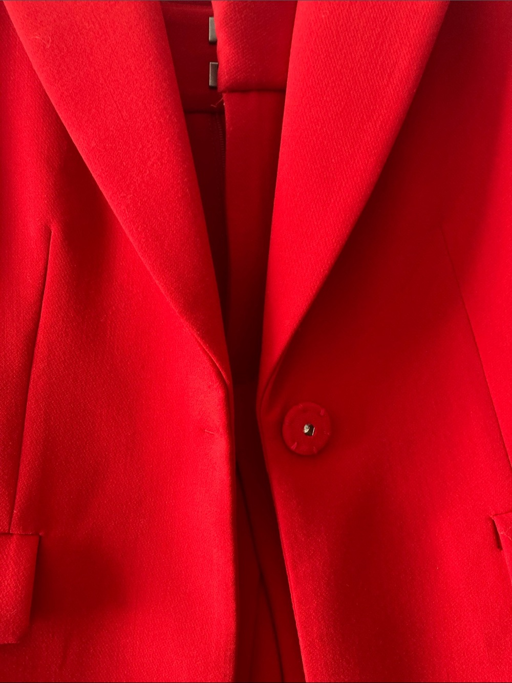 Banana Republic Bright Red Women's Blazer - Picture 4 of 8